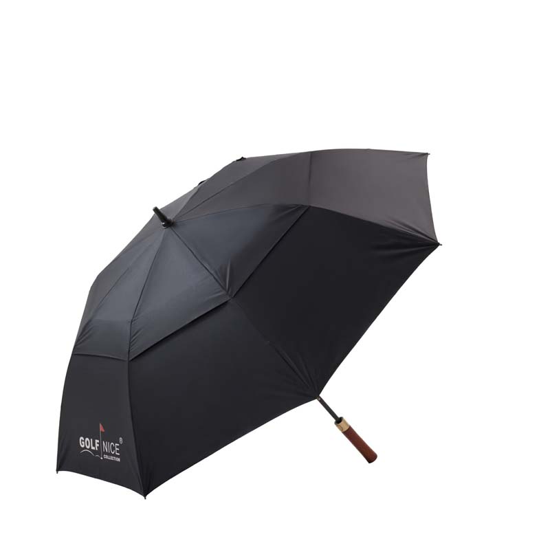Golfnice高爾夫黑色雙層傘