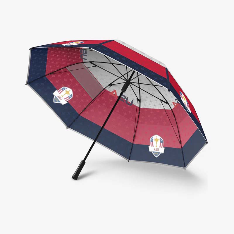 品牌高爾夫拼色雙層傘